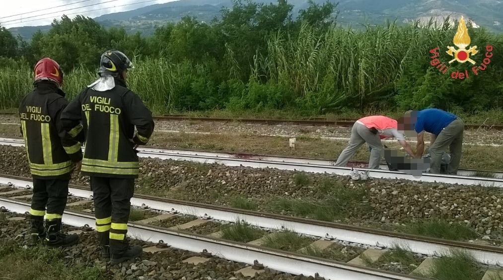 incidente treno cadavere