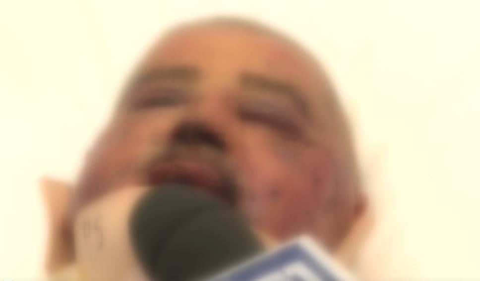 Carlo Martelli intervistato dal Tg1 in ospedale
