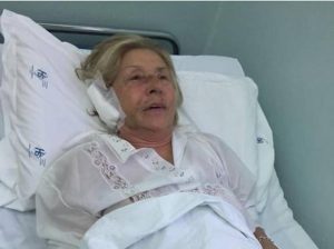 La moglie del dottor Martelli, Niva Bazzan, in ospedale