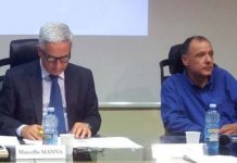 Da sinistra il sindaco di Rende Marcello Manna con l'assessore Domenico Ziccarelli