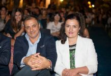 L'imprenditore Massimo Marrelli con la moglie Antonella Stasi