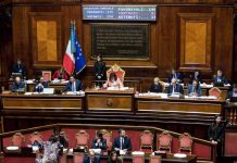 Una votazione al Senato
