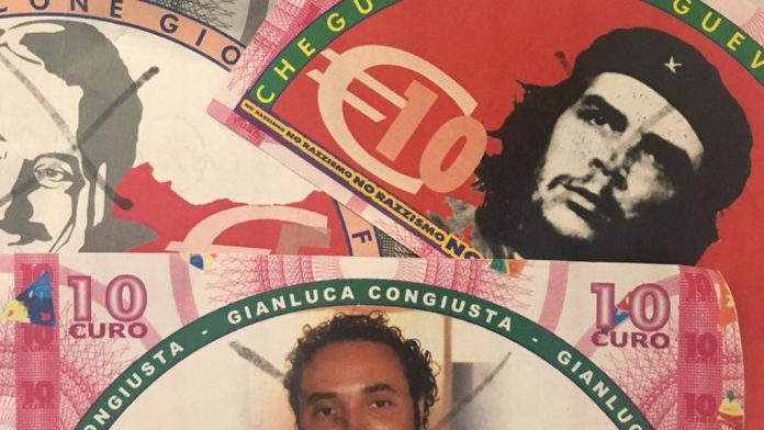moneta che guevara lucano riace