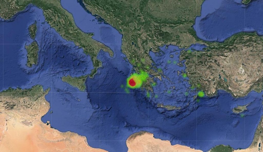 terremoto in Grecia Zenta