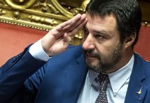Matteo Salvini al Senato