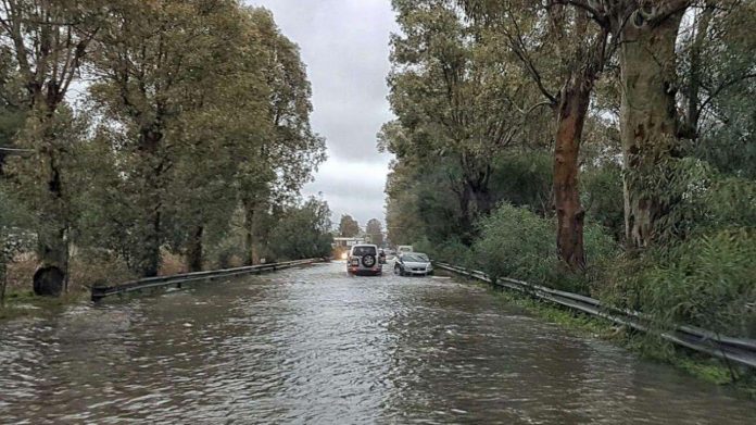 allagamento strada