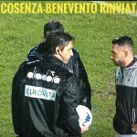 Cosenza Benevento rinviata