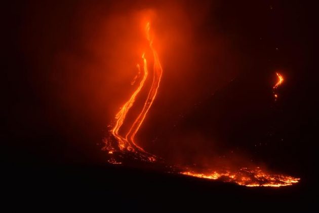 eruzione Etna dicembre 2018