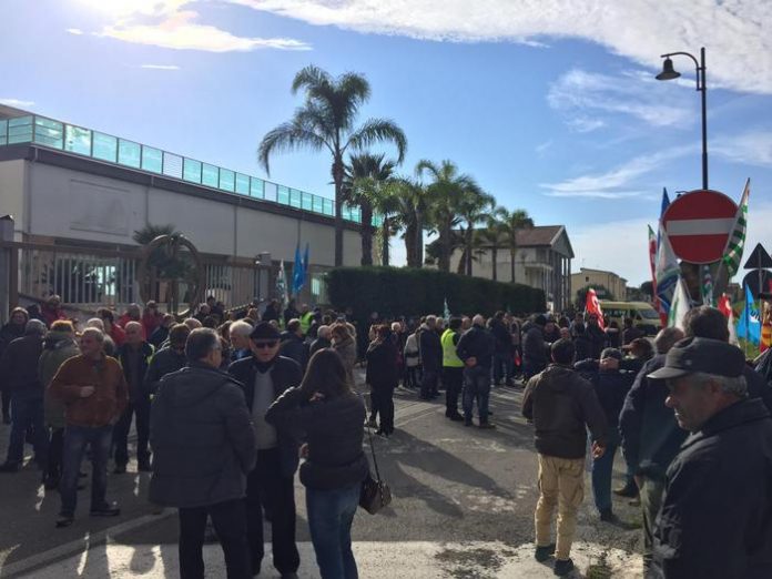Manifestazione Lsu Lpu ad Amendolara