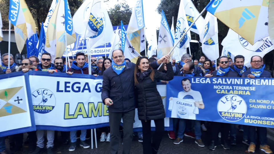 manifestazione Lega calabria