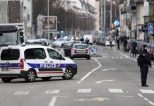 polizia a Strasburgo dopo attentato