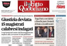 magistrati indagati fatto quotidiano