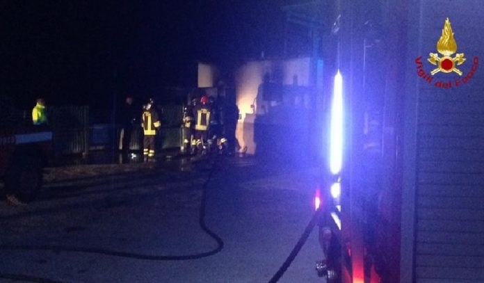 Incendio quadrifoglio Isola