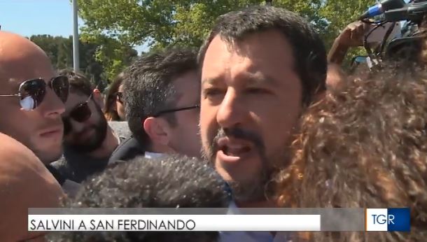 Salvini a San Ferdinando
