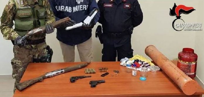 Locride, trovate pistole, fucili a canne mozze e munizioni, un arresto armi pantano fucili locride