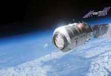 cargo Cygnus in volo verso la Stazione Spaziale