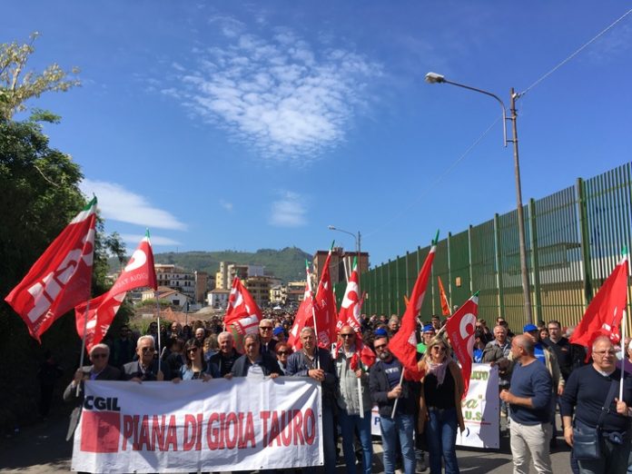 Manifestazione sanità Palmi
