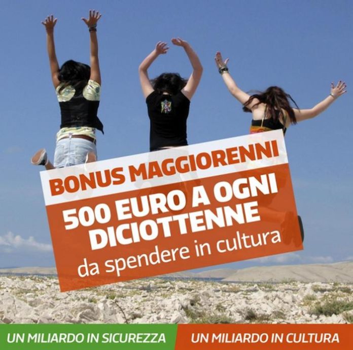 Governo, bonus cultura anche a 18/enni extracomunitari