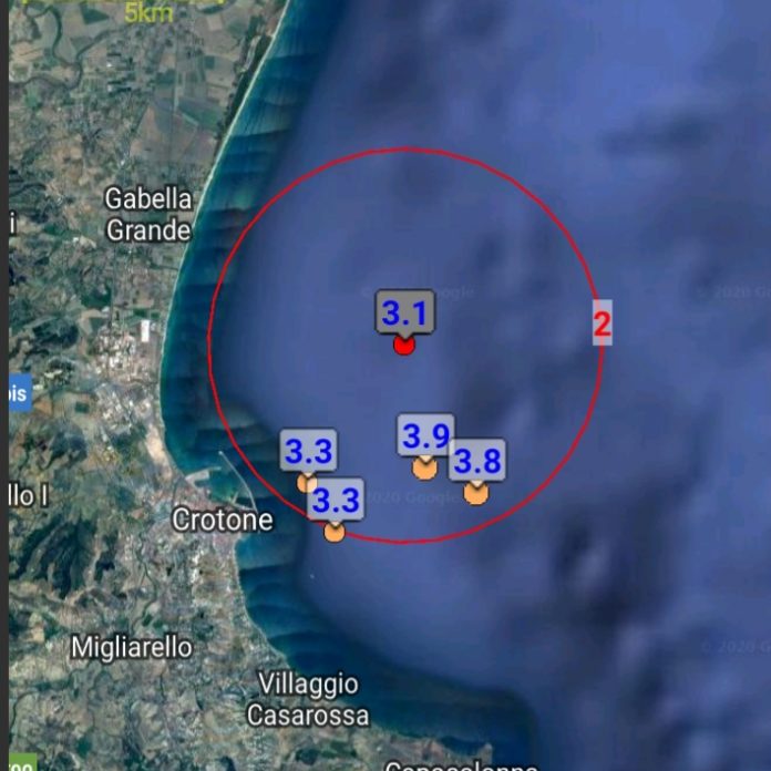 terremoto crotone 3-4-2020