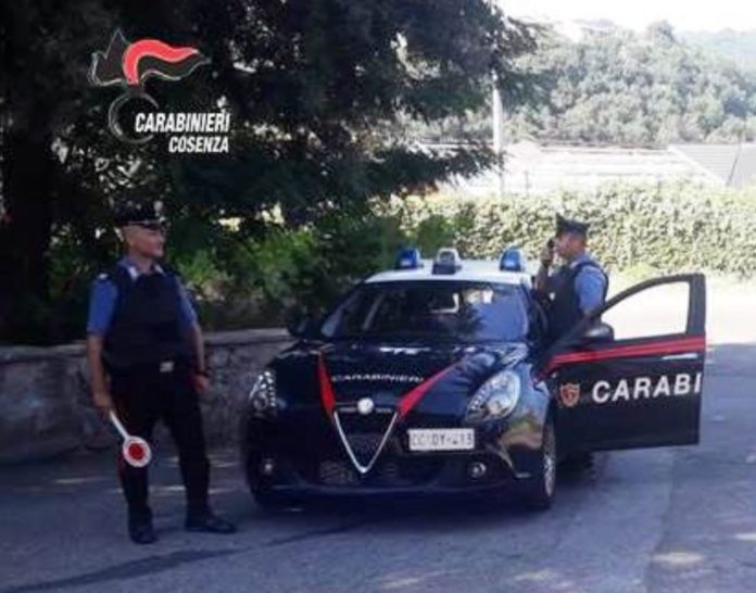 crabinieri cosenza furto