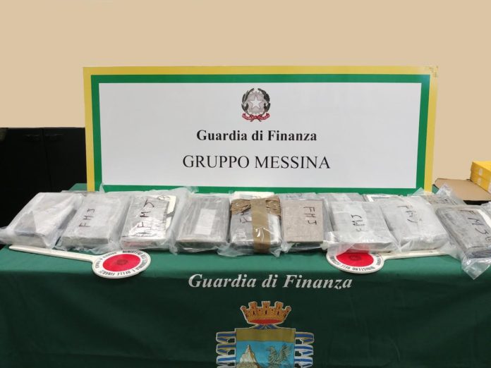Cocaina imbarcaderi messina