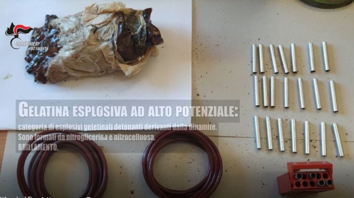 la gelatina trovata nel vibonese