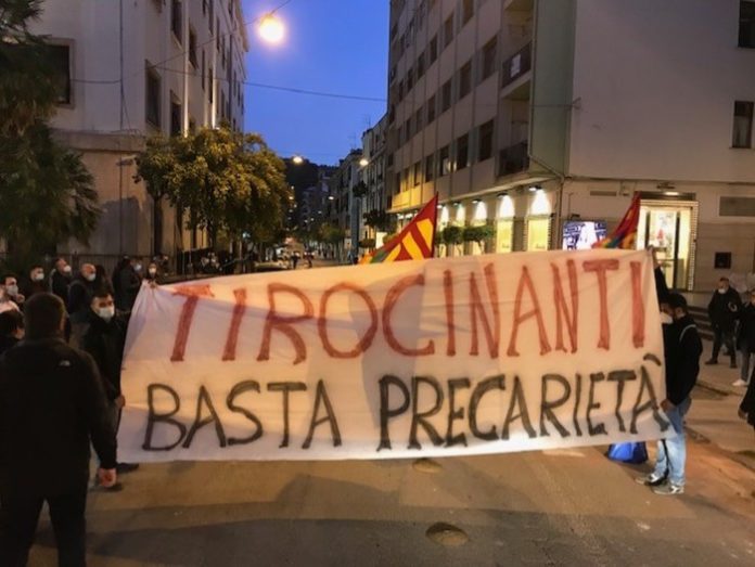 protesta tirocinanti