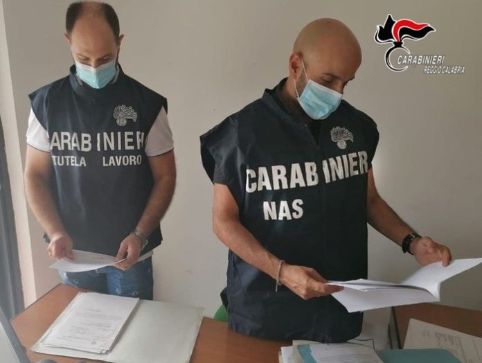 nas carabinieri reggio calabria