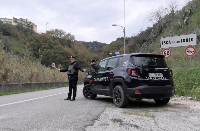 carabinieri Isca ionio