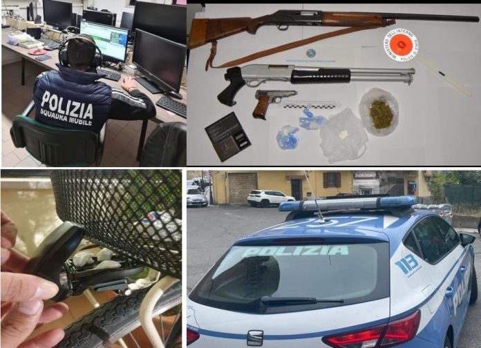 droga armi squadra mobile crotone