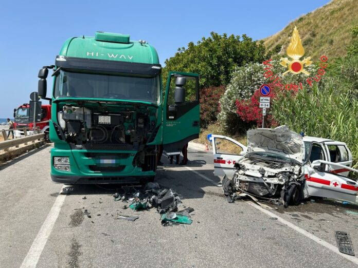 incidente statale 18 La Tonnara