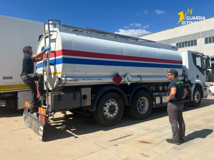finanza vibo Autobotte gasolio