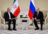I presidenti di Russia e Iran: “Rafforzare cooperazione tra i due paesi”