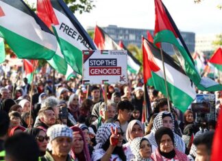 In migliaia in piazza in tutta Europa per chiedere la fine del genocidio israeliano a Gaza